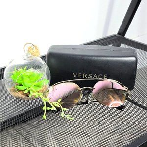 Versace VE2184 Iridescent & Gold Sunglasses & Case